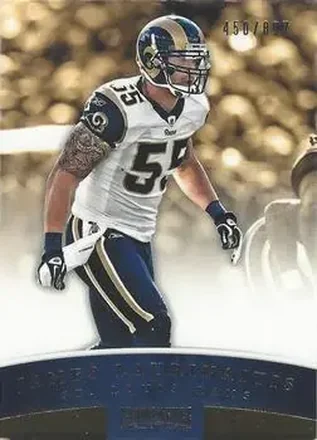 2012 Panini Prominence - Gold #91 - James Laurinaitis - St. Louis Rams