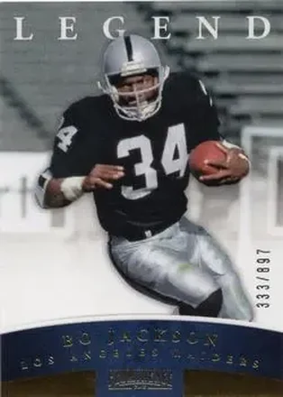 2012 Panini Prominence - Gold #104 - Bo Jackson - Los Angeles Raiders
