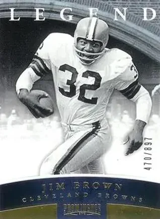 2012 Panini Prominence - Gold #121 - Jimmy Brown - Cleveland Browns