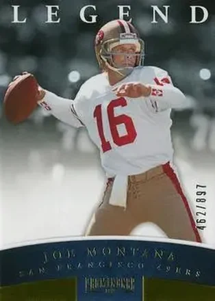 2012 Panini Prominence - Gold #122 - Joe Montana - San Francisco 49ers