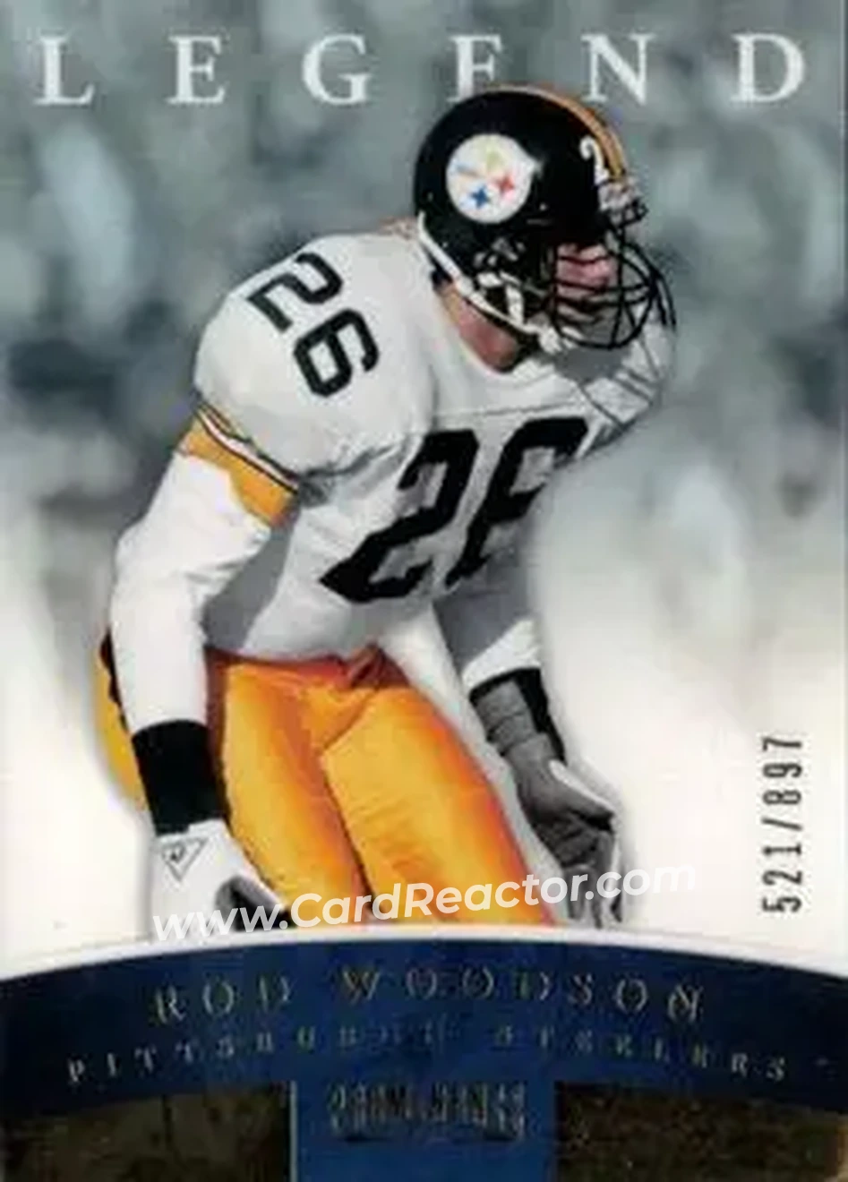 2012 Panini Prominence - Gold #138 - Rod Woodson - Pittsburgh Steelers - Front