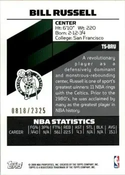 Back of Bill Russell