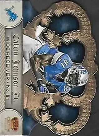 2012 Panini Crown Royale - Bronze #69 - Calvin Johnson - Detroit Lions