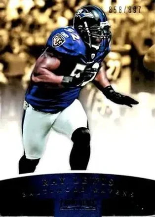 2012 Panini Prominence - Silver #9 - Ray Lewis - Baltimore Ravens