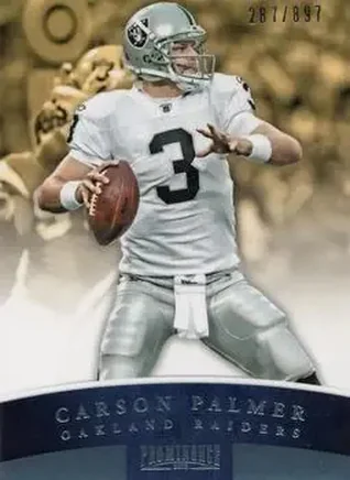 2012 Panini Prominence - Silver #70 - Carson Palmer - Oakland Raiders