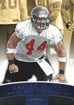 2012 Panini Prominence - Silver #93 - Dallas Clark - Tampa Bay Buccaneers