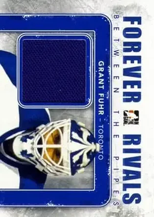2012-13 In The Game Forever Rivals - Between The Pipes Memorabilia Blue/Red #BTP-05 - Grant Fuhr - Toronto Maple Leafs