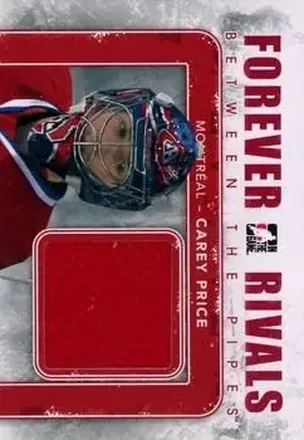 2012-13 In The Game Forever Rivals - Between The Pipes Memorabilia Blue/Red #BTP-09 - Carey Price - Montreal Canadiens