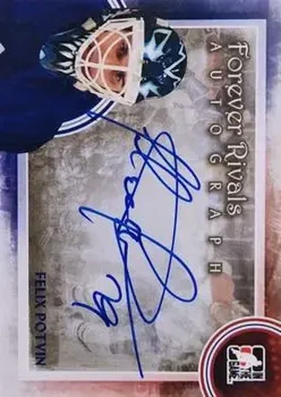 2012-13 In The Game Forever Rivals - Autographs #A-FP - Felix Potvin - Toronto Maple Leafs