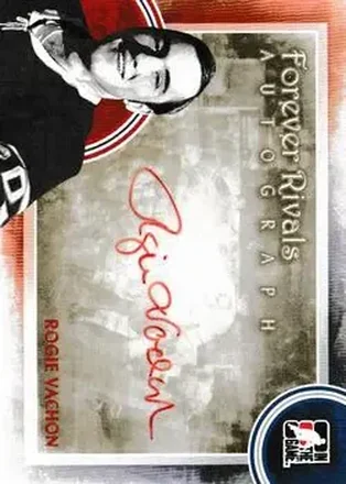 2012-13 In The Game Forever Rivals - Autographs #A-RV - Rogatien Vachon - Montreal Canadiens