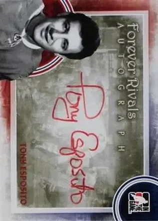 2012-13 In The Game Forever Rivals - Autographs #A-TE - Tony Esposito - Montreal Canadiens