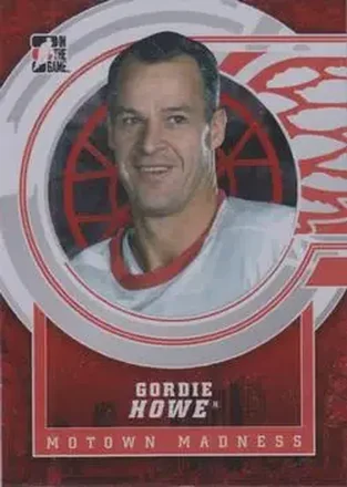2012-13 In The Game Motown Madness #65 - Gordie Howe - Detroit Red Wings