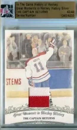 2012-13 In The Game The History of Hockey feature card