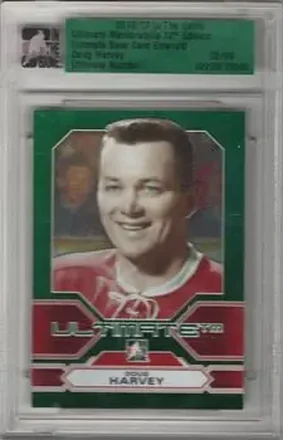 2012-13 In The Game Ultimate Memorabilia #NNO - Doug Harvey - Montreal Canadiens