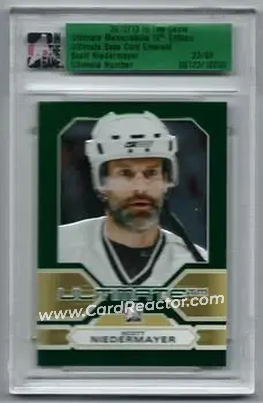2012-13 In The Game Ultimate Memorabilia #NNO - Scott Niedermayer - Anaheim Ducks - Front