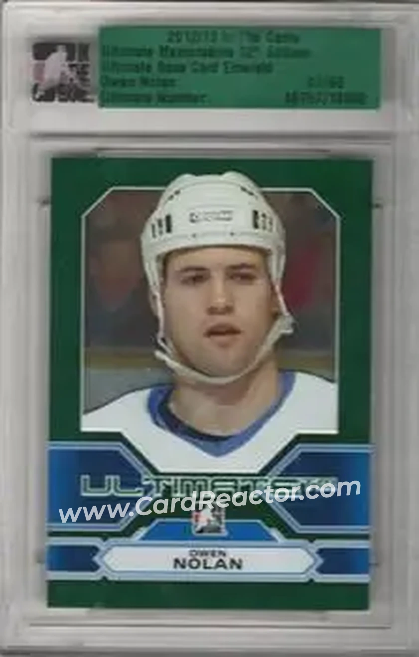 2012-13 In The Game Ultimate Memorabilia #NNO - Owen Nolan - Quebec Nordiques - Front