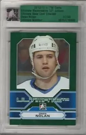 2012-13 In The Game Ultimate Memorabilia #NNO - Owen Nolan - Quebec Nordiques