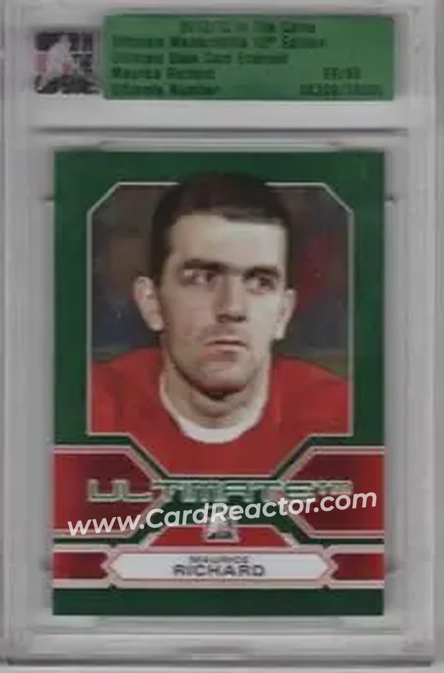 2012-13 In The Game Ultimate Memorabilia #NNO - Maurice Richard - Montreal Canadiens - Front