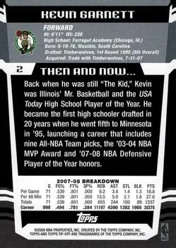Back of Kevin Garnett