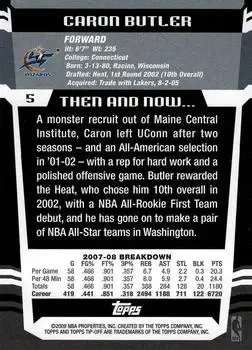 Back of Caron Butler