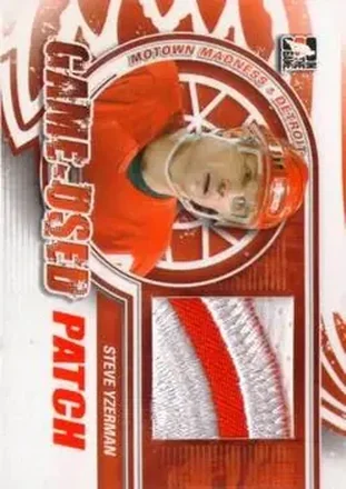 2012-13 In The Game Motown Madness - Game Used Patch Red #M-01 - Steve Yzerman - Detroit Red Wings