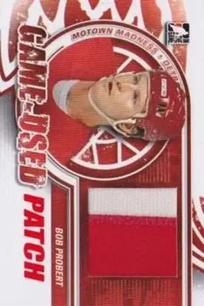 2012-13 In The Game Motown Madness - Game Used Patch Red #M-05 - Bob Probert - Detroit Red Wings