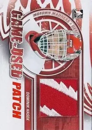 2012-13 In The Game Motown Madness - Game Used Patch Red #M-10 - Dominik Hasek - Detroit Red Wings