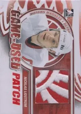 2012-13 In The Game Motown Madness - Game Used Patch Red #M-13 - Nicklas Lidstrom - Detroit Red Wings