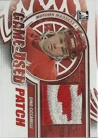 2012-13 In The Game Motown Madness - Game Used Patch Red #M-16 - Dino Ciccarelli - Detroit Red Wings
