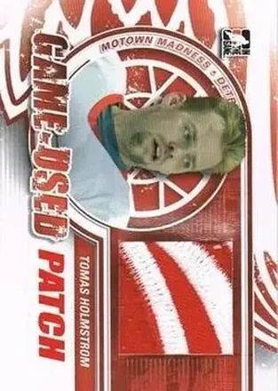 2012-13 In The Game Motown Madness - Game Used Patch Red #M-30 - Tomas Holmstrom - Detroit Red Wings