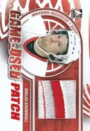 2012-13 In The Game Motown Madness - Game Used Patch Red #M-32 - Niklas Kronwall - Detroit Red Wings