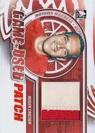 2012-13 In The Game Motown Madness - Game Used Patch Red #M-38 - Roger Crozier - Detroit Red Wings