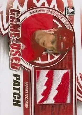2012-13 In The Game Motown Madness - Game Used Patch Gold #M-02 - Sergei Fedorov - Detroit Red Wings