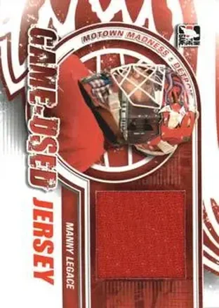 2012-13 In The Game Motown Madness - Game Used Jersey Red #M-12 - Manny Legace - Detroit Red Wings