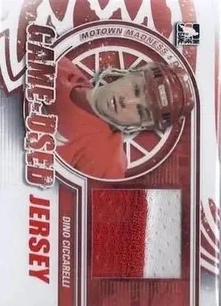 2012-13 In The Game Motown Madness - Game Used Jersey Red #M-16 - Dino Ciccarelli - Detroit Red Wings