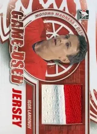 2012-13 In The Game Motown Madness - Game Used Jersey Red #M-19 - Igor Larionov - Detroit Red Wings