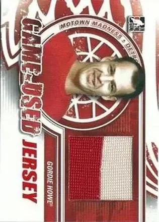 2012-13 In The Game Motown Madness - Game Used Jersey Red #M-42 - Gordie Howe - Detroit Red Wings