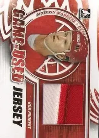 2012-13 In The Game Motown Madness - Game Used Jersey Gold #M-05 - Bob Probert - Detroit Red Wings