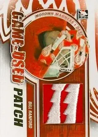 2012-13 In The Game Motown Madness - Game Used Patch Gold #M-09 - Bill Ranford - Detroit Red Wings