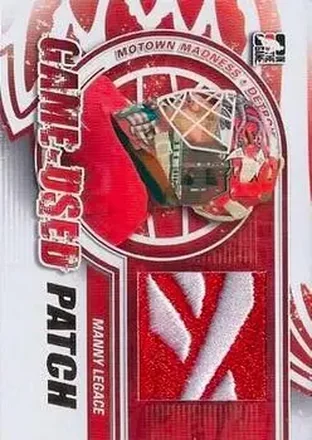 2012-13 In The Game Motown Madness - Game Used Patch Gold #M-12 - Manny Legace - Detroit Red Wings
