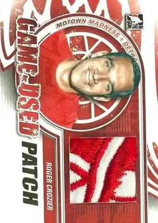 2012-13 In The Game Motown Madness - Game Used Patch Gold #M-38 - Roger Crozier - Detroit Red Wings