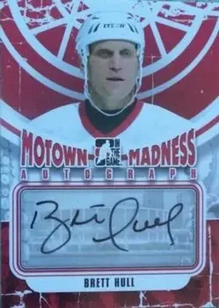 2012-13 In The Game Motown Madness - Autographs #A-BH - Brett Hull - Detroit Red Wings