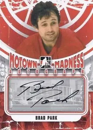 2012-13 In The Game Motown Madness - Autographs #A-BP - Brad Park - Detroit Red Wings