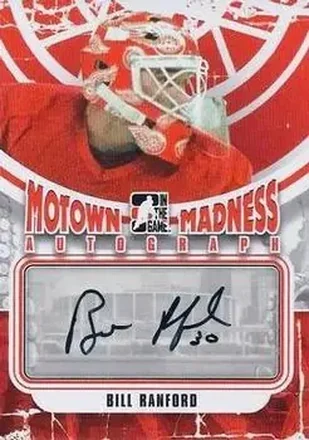 2012-13 In The Game Motown Madness - Autographs #A-BR - Bill Ranford - Detroit Red Wings