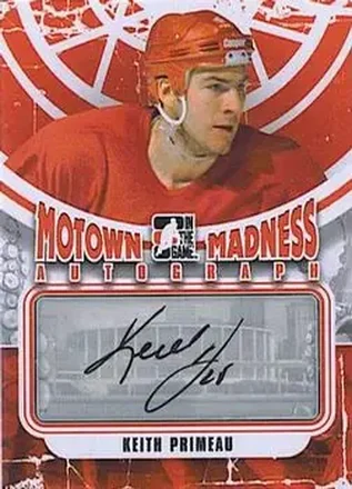 2012-13 In The Game Motown Madness - Autographs #A-KP - Keith Primeau - Detroit Red Wings