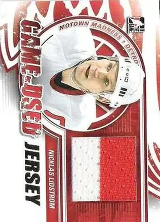 2012-13 In The Game Motown Madness - Game Used Jersey Gold #M-13 - Nicklas Lidstrom - Detroit Red Wings