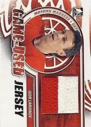 2012-13 In The Game Motown Madness - Game Used Jersey Gold #M-19 - Igor Larionov - Detroit Red Wings