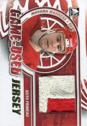 2012-13 In The Game Motown Madness - Game Used Jersey Gold #M-23 - Keith Primeau - Detroit Red Wings