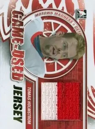 2012-13 In The Game Motown Madness - Game Used Jersey Gold #M-30 - Tomas Holmstrom - Detroit Red Wings
