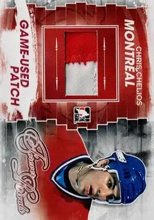 2012-13 In The Game Forever Rivals - Game Used Patches Blue/Red #M-28 - Chris Chelios - Montreal Canadiens